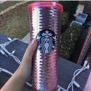 Pink Sequin NWT Starbucks mug
